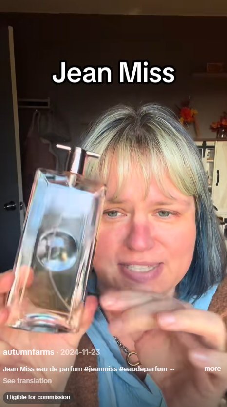 Jean Miss Eau de Parfum TikTok UGC