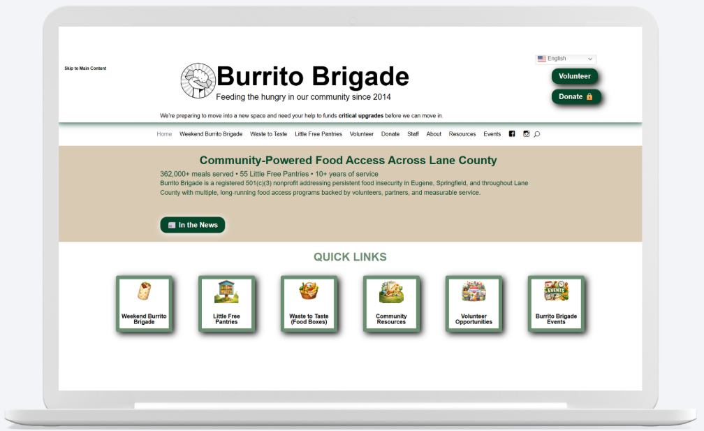 Burrito Brigade Website