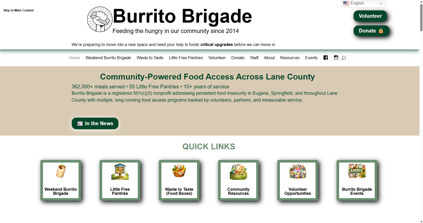 Nonprofit Website Redesign Example